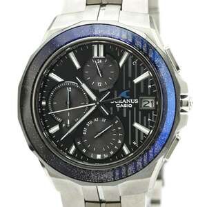 CASIO Oceanus Manta Radio Solar Titanium Watch OCW-S5000MB-1AJF